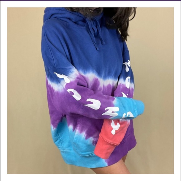 American Eagle x Young Money Tye Dye Hoodie Sweatshirt - Picture 2 of 7